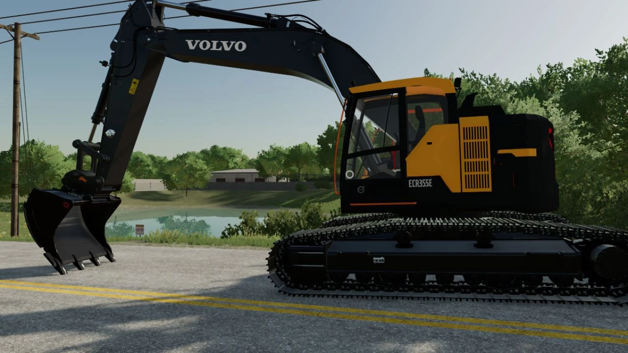 VOLVO ECR355 EL V1 0 FS22 Mod