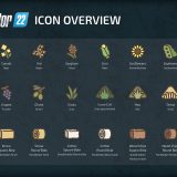 New Farming simulator 22 icons – FS22 mod