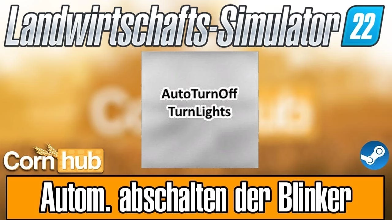 AUTO TURN OFF TURN LIGHTS V2.0 – FS22 mod