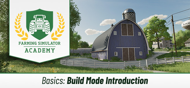 Farming Simulator 22 Introduction to Build Menu