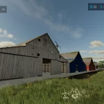 WOODEN BARN IN WHITE, RED, BROWN OR BLUE V1.0
