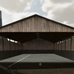 WOODEN OPEN GARAGE (WHITE, BROWN, RED AND BLUE) V1.0