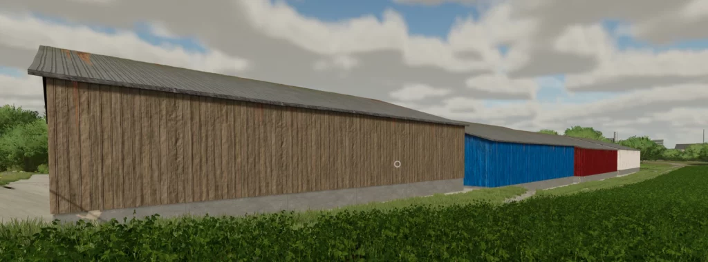 WOODEN SHED (RED, BLUE, WHITE AND BROWN) V1.0