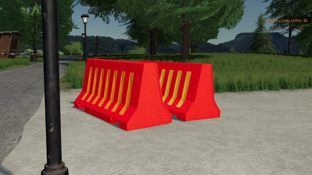  Plastic road barriers V1.0