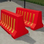 Plastic road barriers V1.0