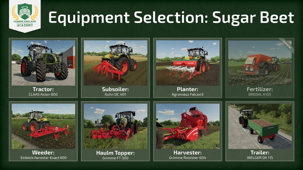 Farming Simulator 22 How to Sow & Harvest Sugar Beet – FS22 mod