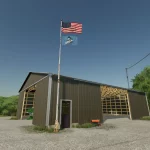 USA FLAGS WITH ELMCREEK WOLVES V1.0