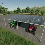 METAL SHED WITH SOLAR PANELS V1.0