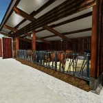 SMALL CATTLE BARN WITH MANURE HEAP V1.0