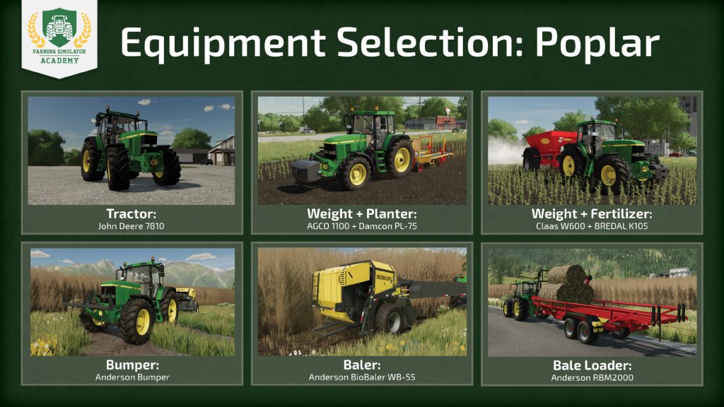Farming Simulator 22: How to Sow and Harvest Poplar
