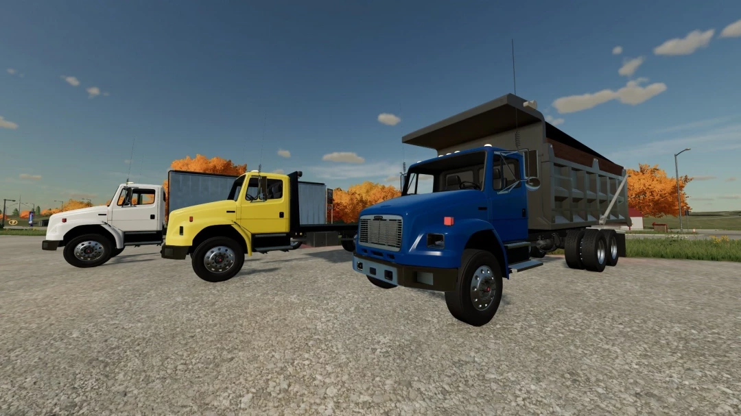 Freightliner Fl Flatbed Ar Truck V Fs Mod