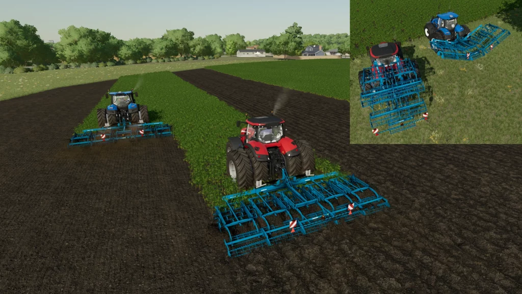 LEMKEN KOROND 750L AS CULTIVATOR AND PLOW V1.0