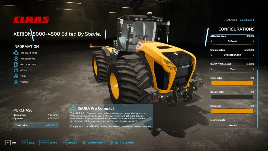PRECISION FARMING UPDATED TRACTORS PACK 1 BY STEVIE