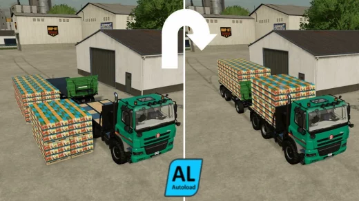 TRUCKS AND TRAILER WITH PALLET AUTOLOAD V1.0