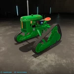 Scooter's Workbench Conversion to FS22 New Transmission with Gears New starter Animation New clutch Animation KaosKnite - original model and in game