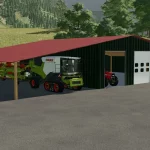 MACHINESHED WITH CANOPY ROOF V1.0