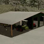 MACHINESHED WITH CANOPY ROOF V1.0
