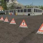 FOREST WAY BARRIER PYRAMID SIGNS V1.0