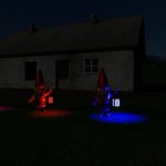 Garden gnome with different lantern colors V1.0