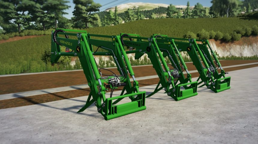 SINGLE TINE BALE SPEAR V1.0 – FS22 mod