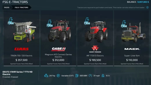 ELECTRIC TRACTOR PACK V1.0
