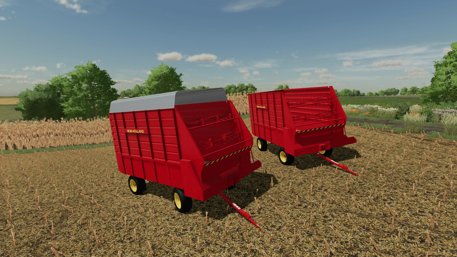 New Holland 714 Forage Box V10 Fs22 Mod 5112