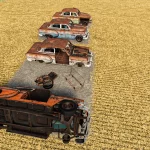 RUSTY CARS COLLECTION FOR DECORATION V1.0