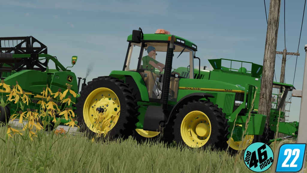 JOHN DEERE 7000S & 7010S SMALL FRAME V1.0 – FS22 mod