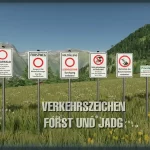 TRAFFIC SIGNS FOREST AND HUNTING V1.0