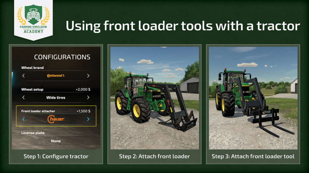 Farming Simulator 22: Front Loaders, Attachments & Tools 