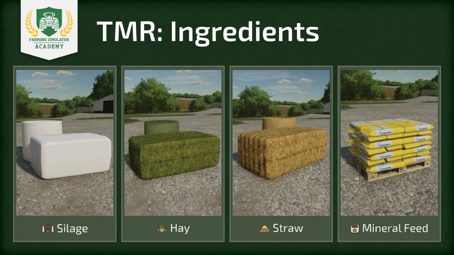 Farming Simulator 22 How To Prodcue Tmr Total Mixed Ration Fs22 Mod 1058