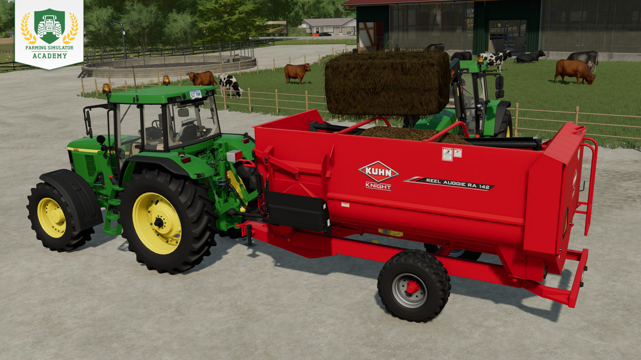 Farming Simulator How To Prodcue Tmr Total Mixed Ration Fs Mod