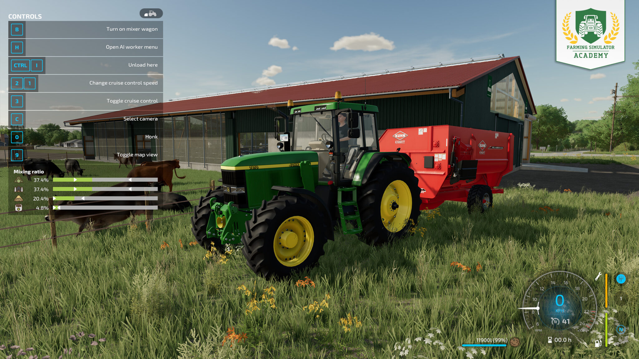 Farming Simulator 22 How To Prodcue Tmr Total Mixed Ration Fs22 Mod 7670