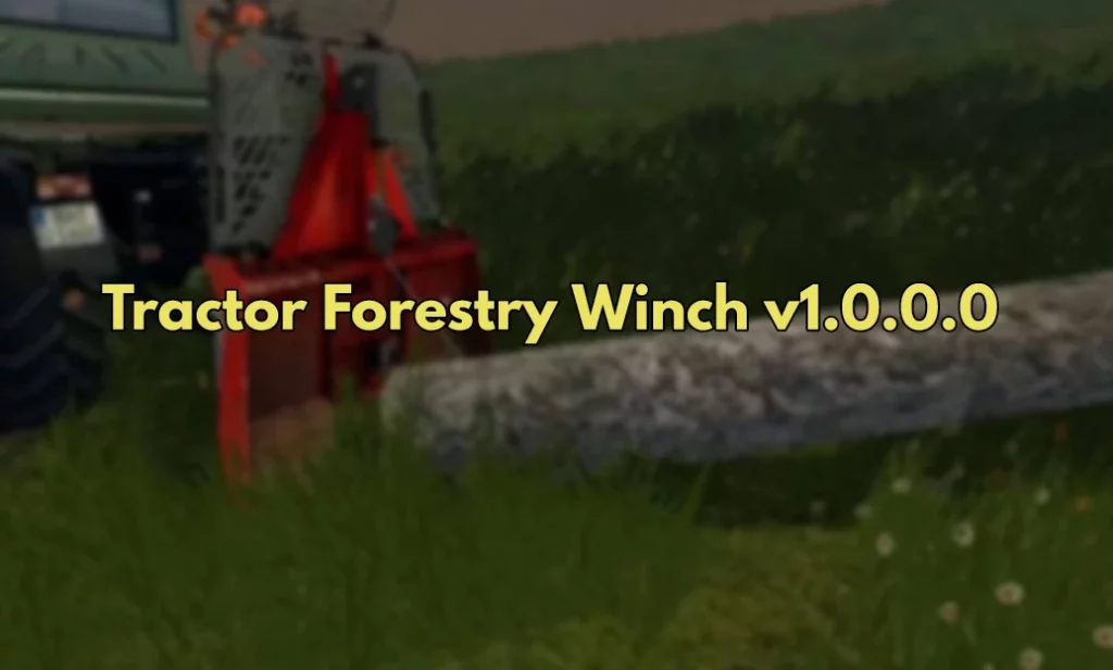 TRACTOR FORESTRY WINCH V1.0