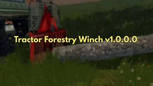 TRACTOR FORESTRY WINCH V1.0