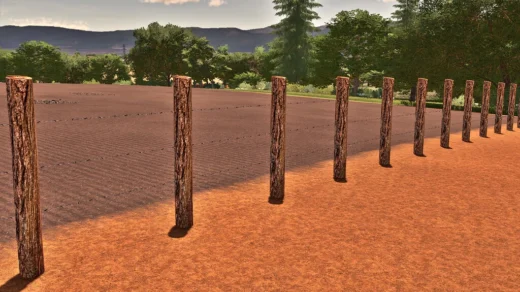 BARBED WIRE FENCE AND WOODEN GATE V1.0
