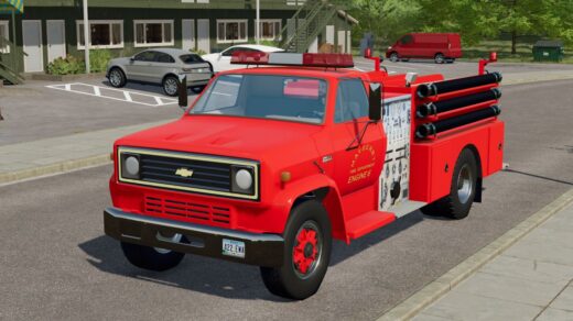 Chevy C70 fire truck V1.0