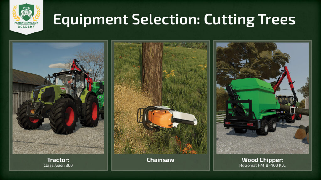 Farming Simulator 22: Chopping Down Deciduous Trees 