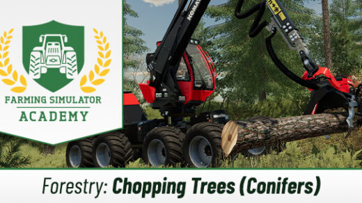 Farming Simulator 22: Chopping Down Trees - Conifers