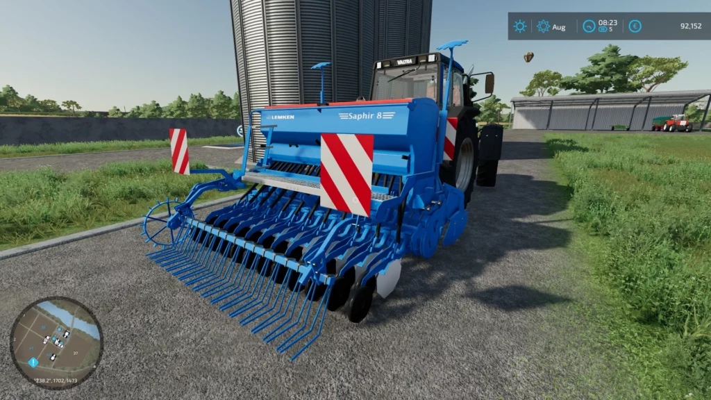 LEMKEN SAPHIR 8 V1.1 – FS22 mod