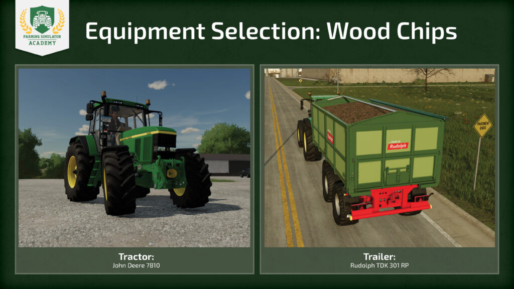 Farming Simulator 22: Transporting & Selling Wood via Trailer or Container 