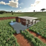 COW PASTURE WITH MILKING BARN V1.05