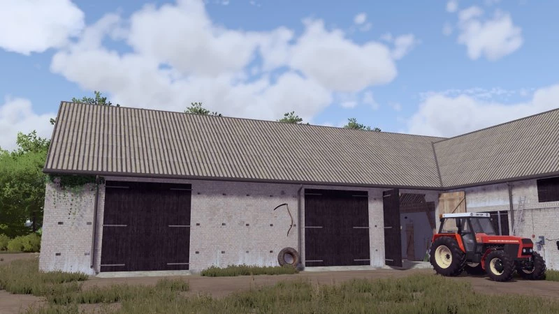 POLISH BUILDINGS WITH COWS V1.0 – FS22 mod