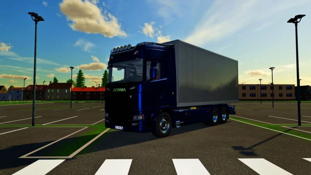 SCANIA S BOX WITH TAILGATE V1.04
