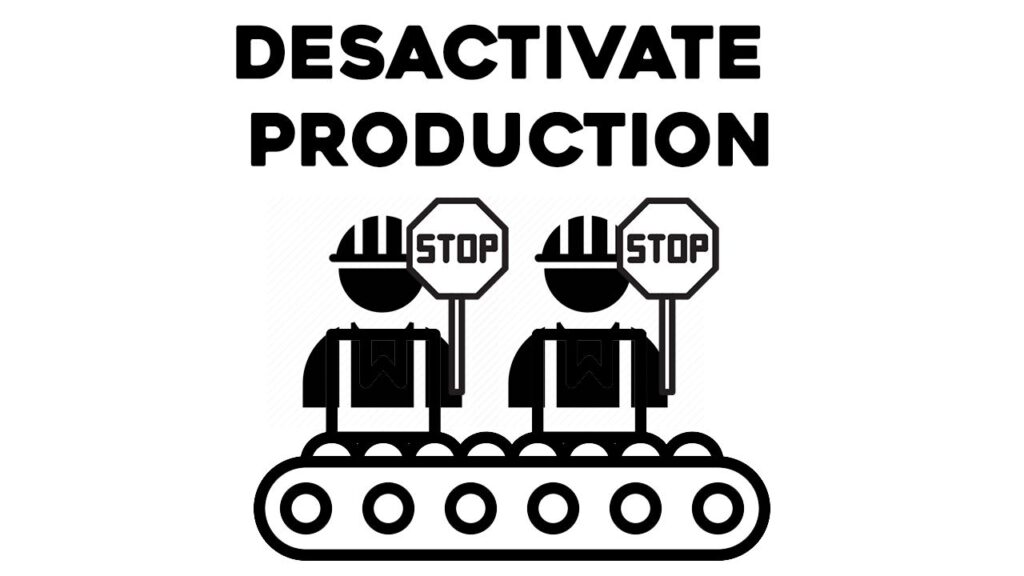 Disable production