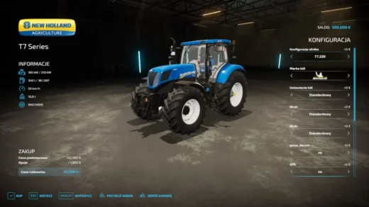 NEW HOLLAND T7 AC SERIES V1.03