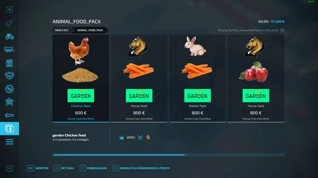 ANIMAL FOOD PACK V1.0