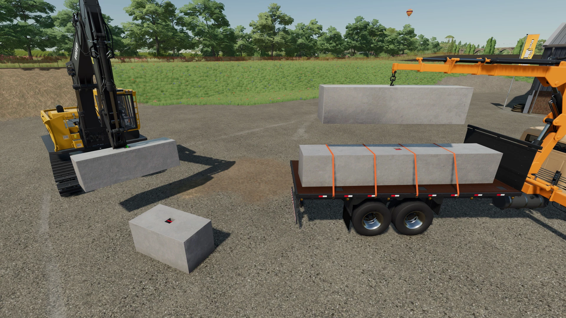 FS22: Concrete Block Pack v 1.0 Objects Mod für Farming Simulator 22