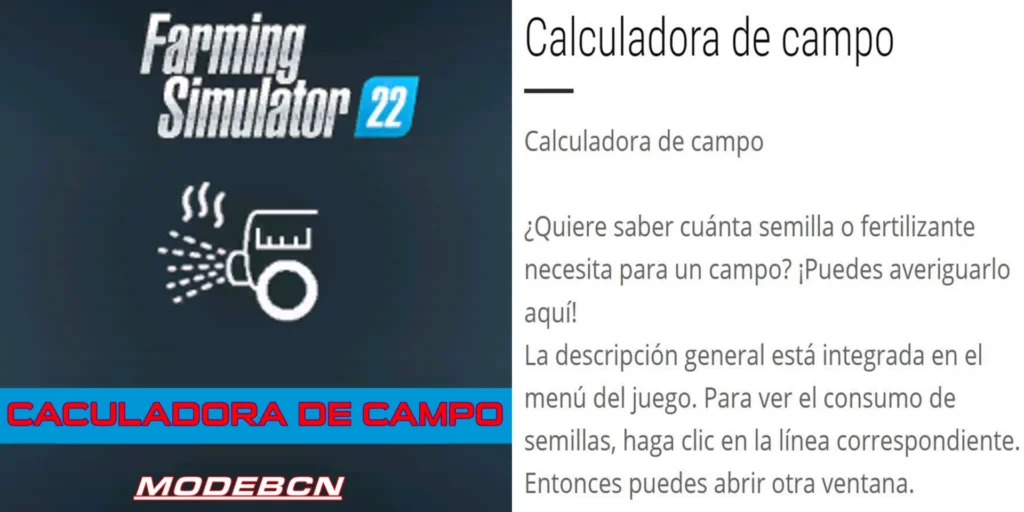 FIELD CALCULATOR VERSIÓN EN ESPAÑOL V1.1