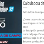 FIELD CALCULATOR VERSIÓN EN ESPAÑOL V1.1